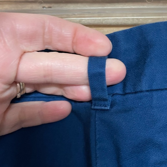 J. Crew Stretch size 00 Blue Low-rise Cropped Cotton Chino Pants with Pockets - Picture 10 of 12